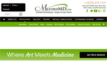Tablet Screenshot of milfordmd.com